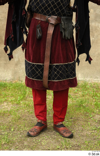  Photos Medieval Counselor in cloth uniform 1 Medieval Clothing Red trousers Royal counselor lower body 0003.jpg